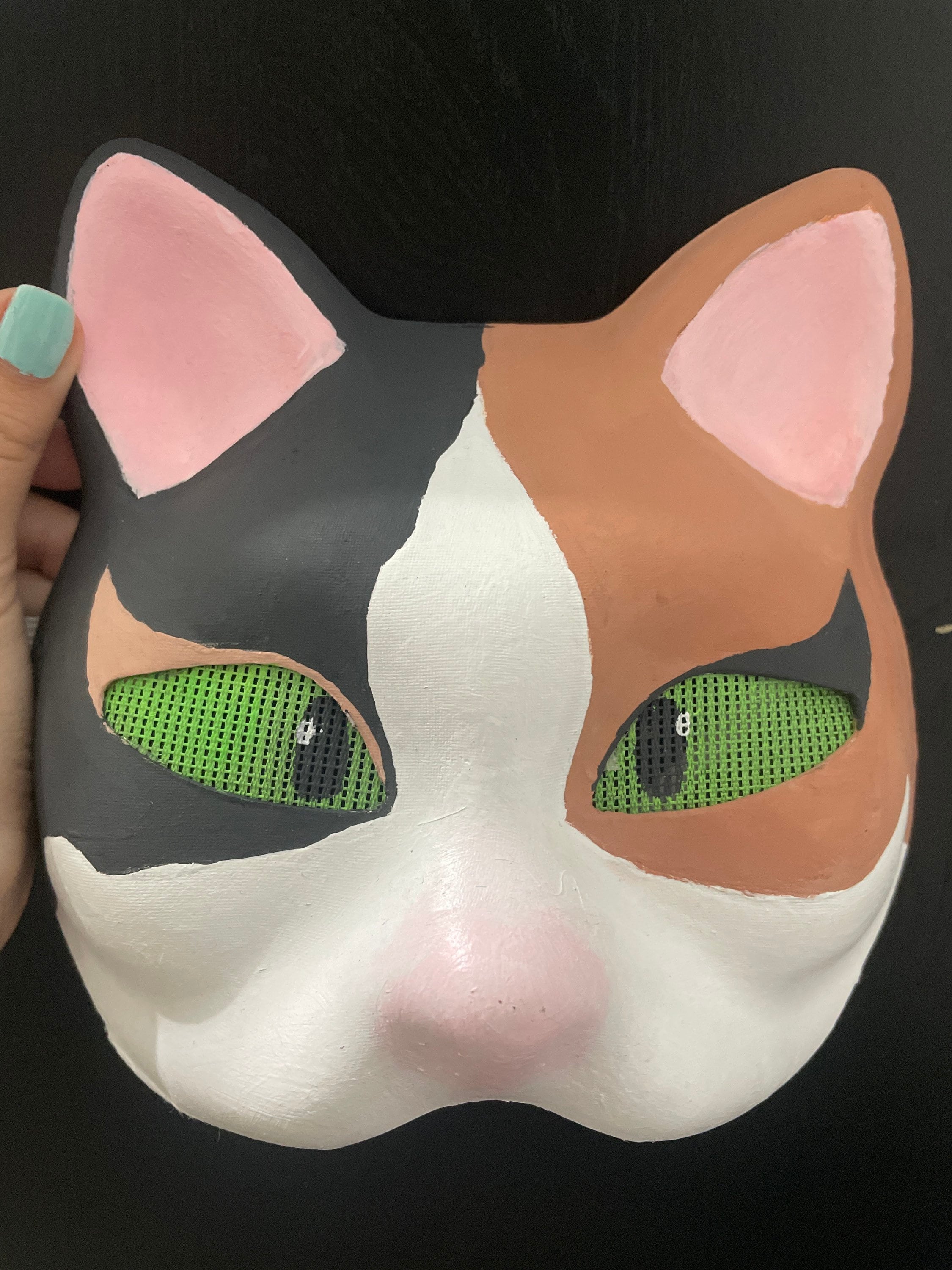 Calico Therian Cat Mask 