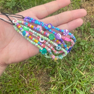 Phone Charms, key charms, beaded phone charm, phone strap, mobile chain, phone chain