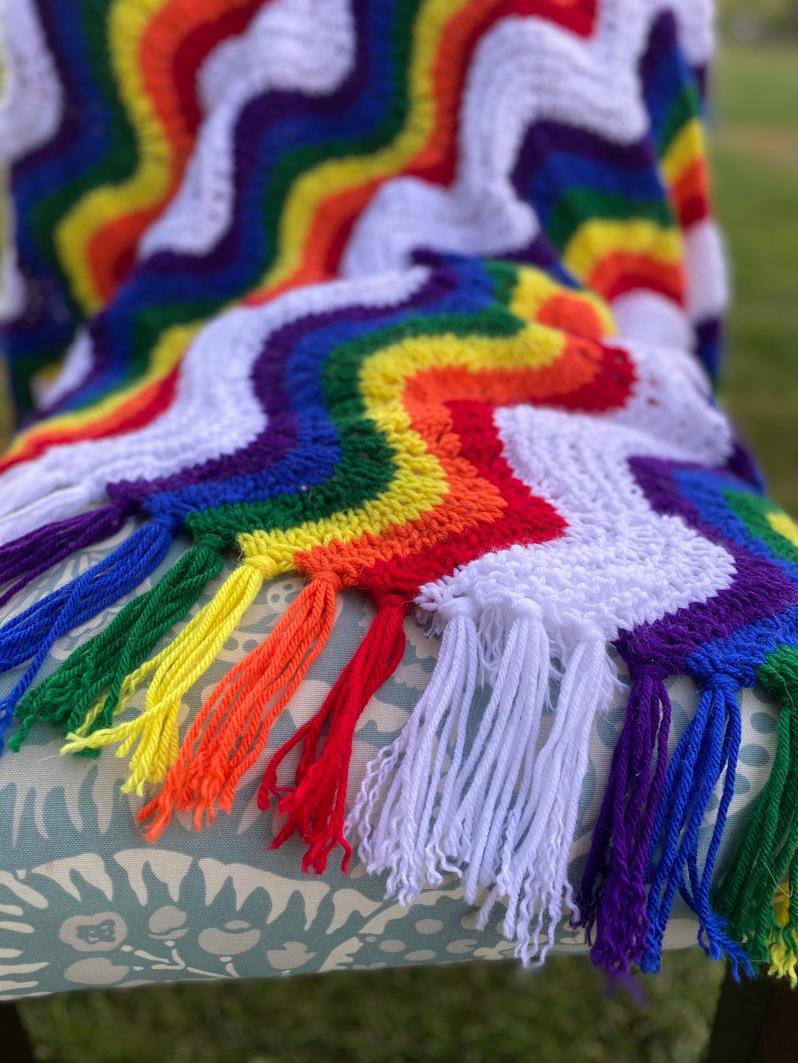 Rainbow Child Blanket Etsy