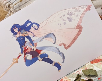 FE Lucina x FF6 Print