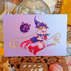 Pretty Duel Monster: Magician Moon Print