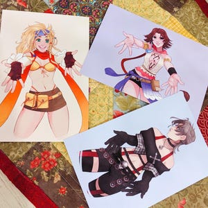 FFX-2: Hug Prints - Full Set of 3