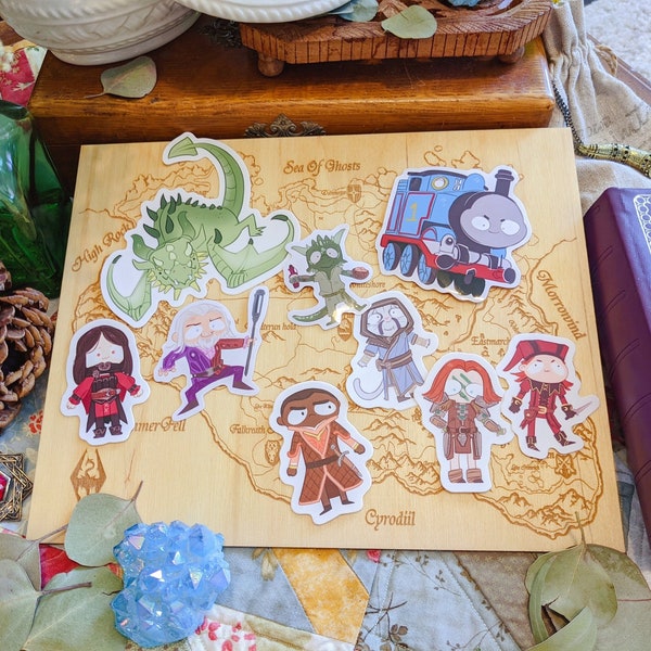 Skyrim Chibi Stickers