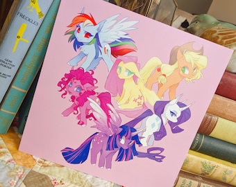 My Little Pony Mane Six Print