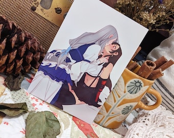 FFXVI/FFVIIR: Crossover Kiss Print