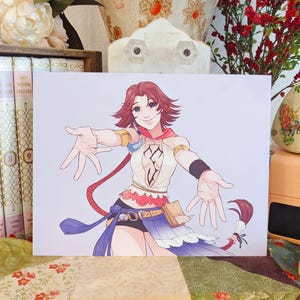 FFX-2: Yuna Hug Print