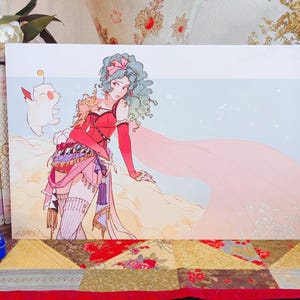 FFVI: Terra and Mog Print