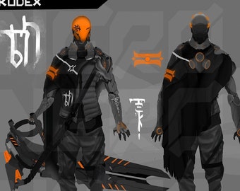 Custom-Made Character sheet // Digital Commission