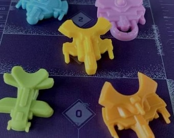 Custom Miniature Tokens // Battle Ships // 3dPrinting