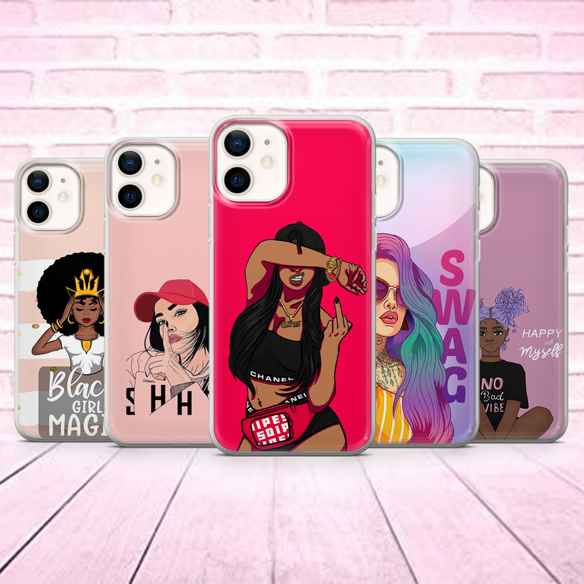 Girls Aesthetic Phone Case Sexy Girl Cover Fit for iPhone 13 