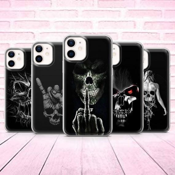 Fancy Skull Phone Case Scary Skull Cover Fit for iPhone 13,12, 11 Pro,  XR,XS,8+,7, Samsung A12, S20,S21, S22, A40, A51,iphone15 - Etsy
