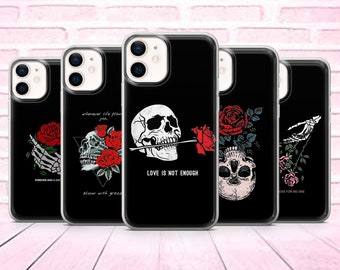 Gothic Style Phone Case Aesthetic Witchy Cover fit  for iPhone 11,12,13, 8+, XS, XR, Samsung S10 Lite, S21, S22 A50, A51,iPhone15