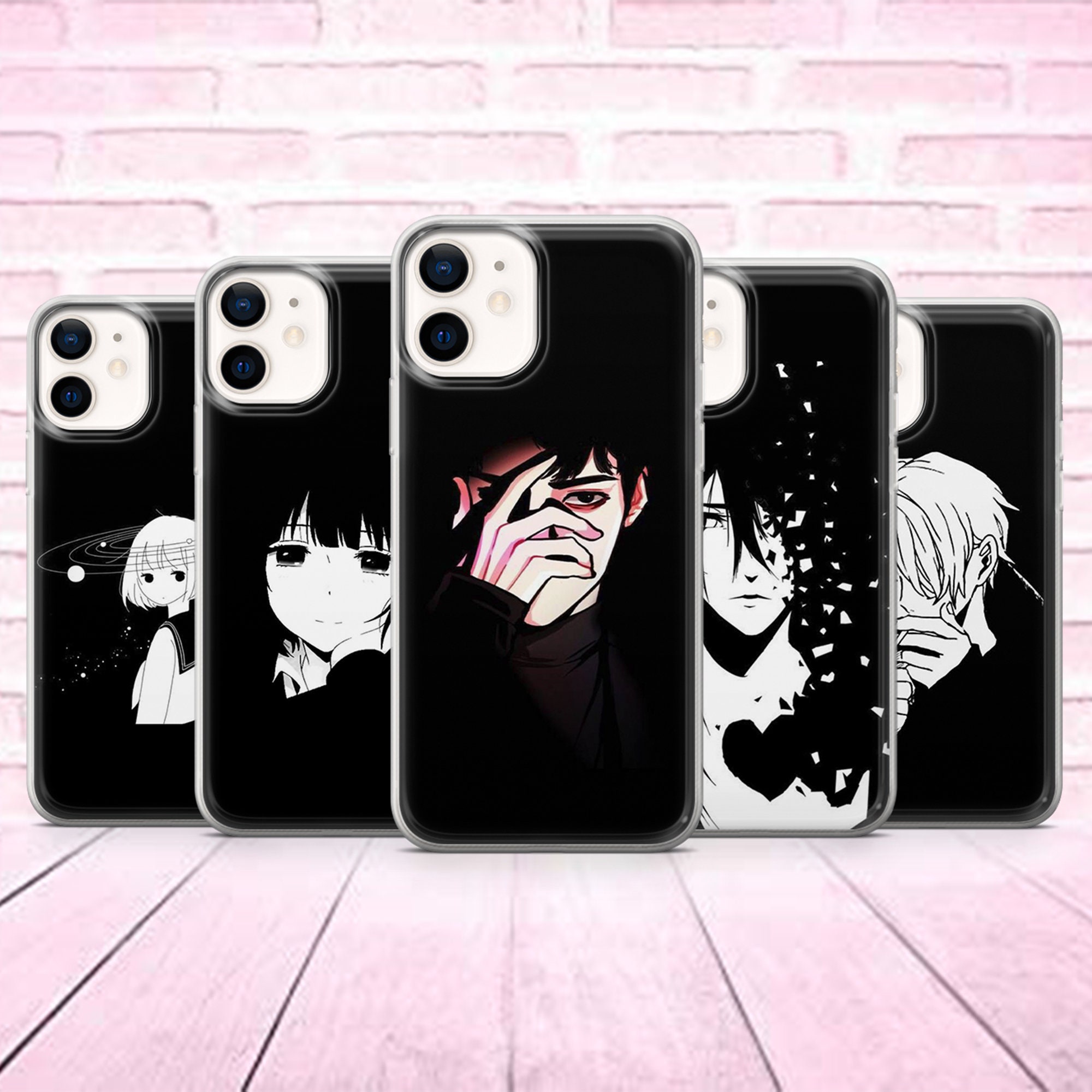 Manga characters Phone Case Anime Cover fit for iPhone 12 8 Etsy