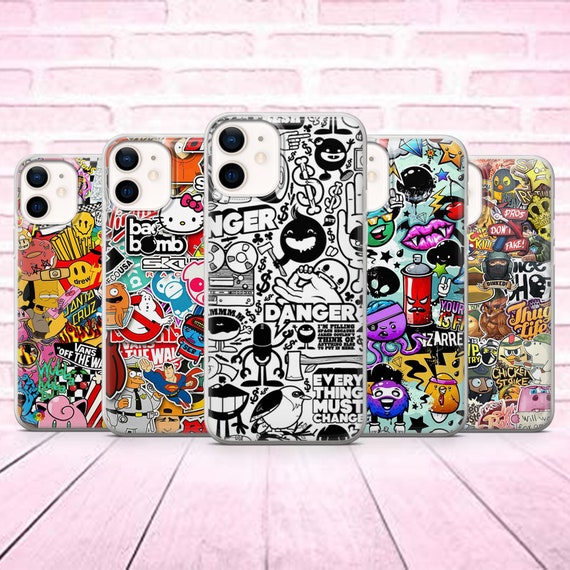 Collage Artsy Phone Case Sticker Bomb Cover Fit for iPhone 13, 12, 11 Pro, XR, XS, 8+, 7, Samsung A12, S20,S21,S22,A40 A51,iphone15 - Etsy Collage Artsy Phone Case Sticker Bomb Cover Fit for iPhone 13, 12, 11 Pro, XR, XS, 8+, 7, Samsung A12, S20,S21,S22,A40 A51,iphone15 - Etsy