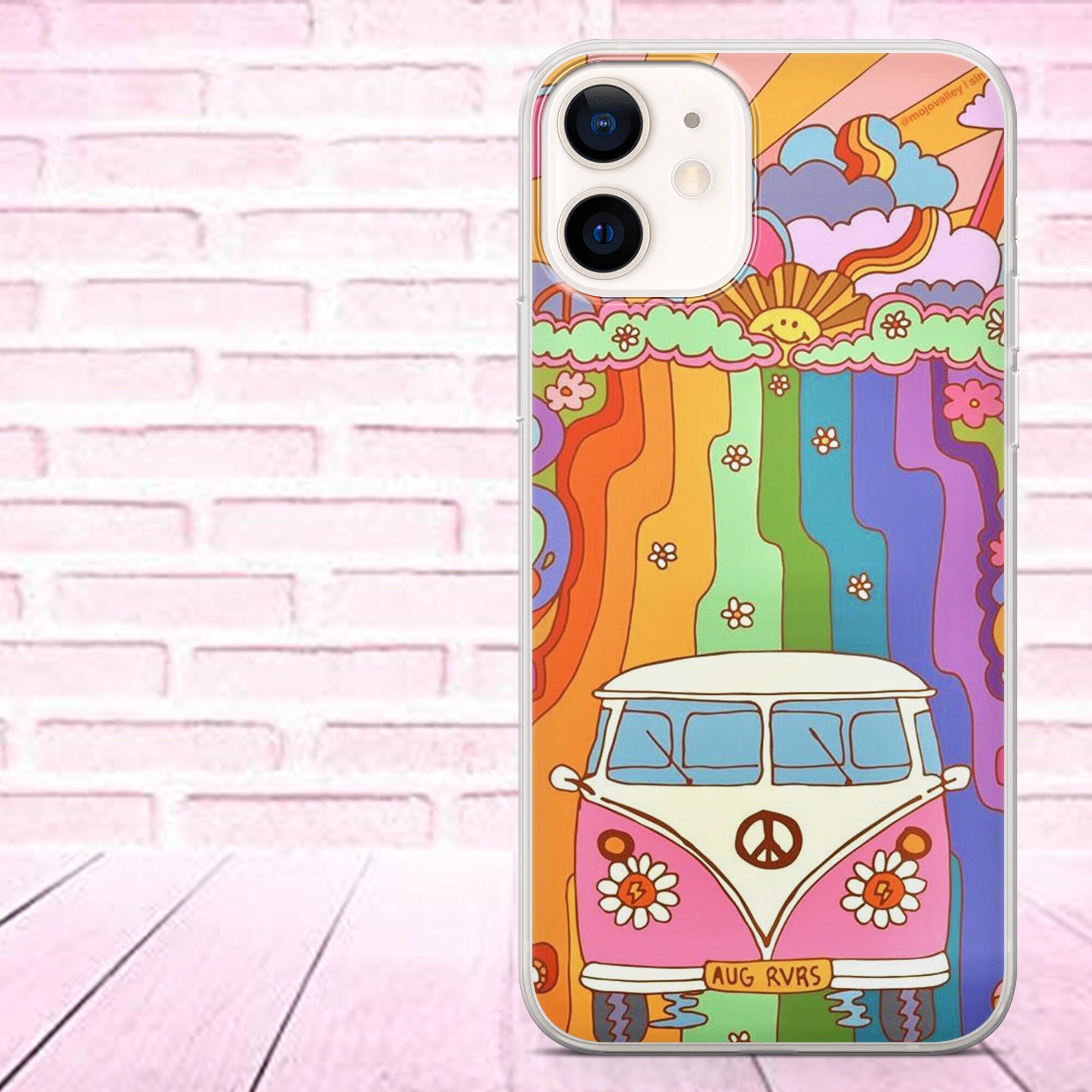 Coque De Téléphone Peace Slim – Kbass – Housse Boho écologique – Cadeau Pour Amis – NEUVE