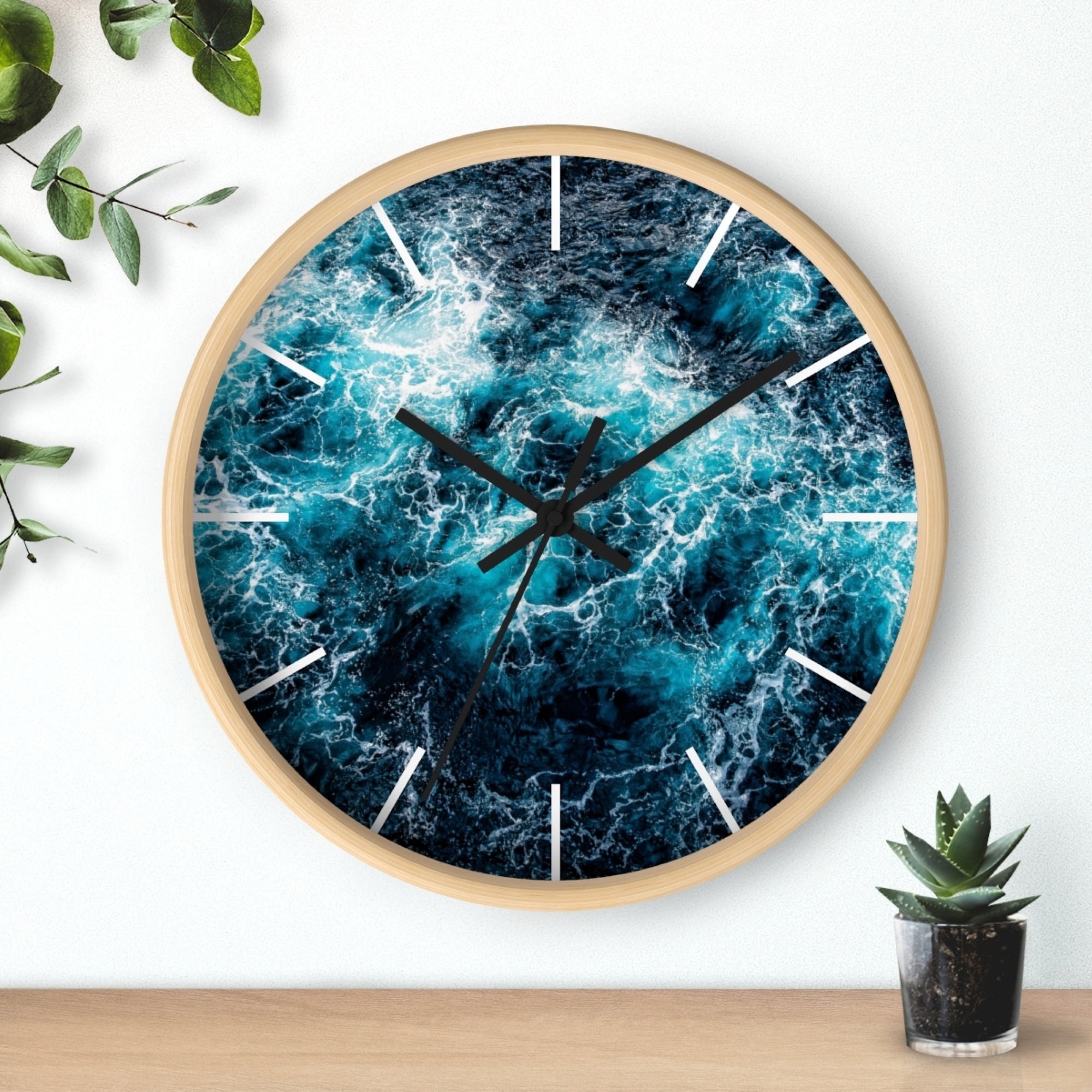 Sea Wall Clock / 10 Living Room Clock Bedroom Clock Etsy