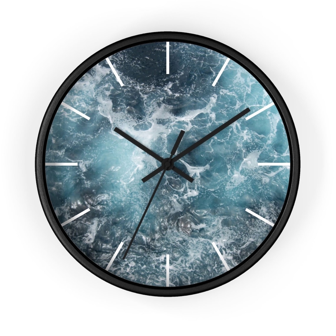 Sea Wall Clock / 10 Living Room Clock Coastal View Art Etsy