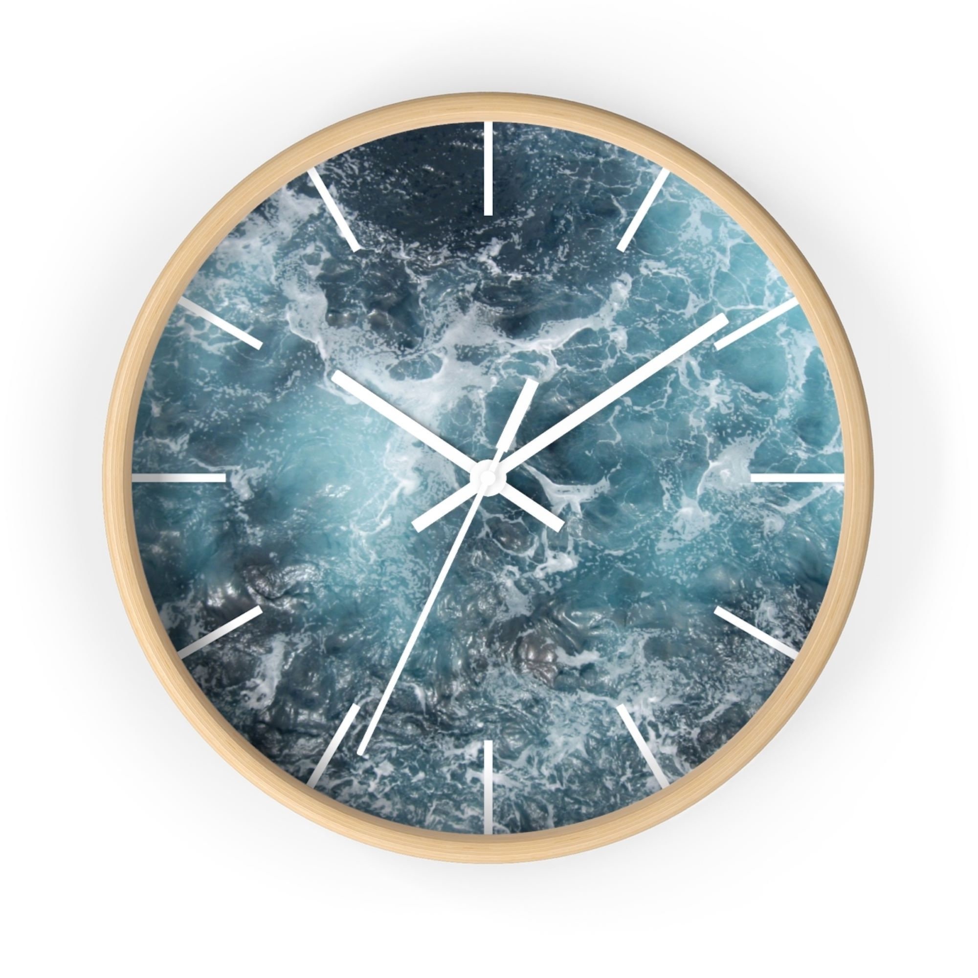 Sea Wall Clock / 10 Living Room Clock Coastal View Art Etsy