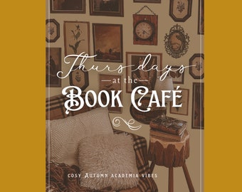 Los jueves en el Book Café: Un cuento acogedor de Indoora World / eBook en PDF / Historias acogedoras, Autumn Vibes, Cozy Academia, Autumn Academia