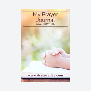 Customizable Prayer Journal Devotional Self-Care & Self-Love Journal Reflection image 2