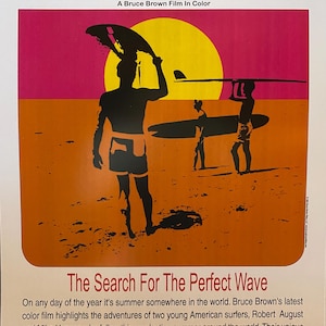 Póster de El verano sin fin firmado por Mike Hynson