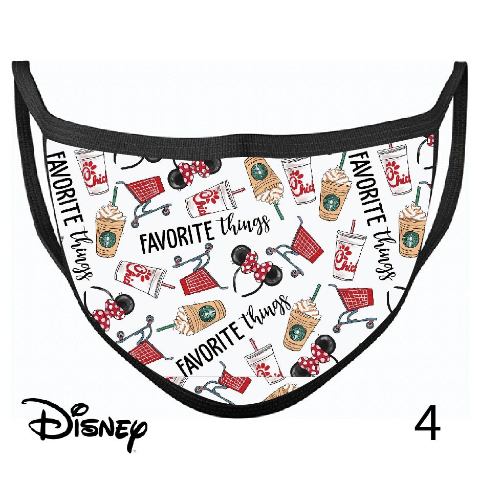 Disney face mask / Washable / Disneyland nose cover / Disney Etsy