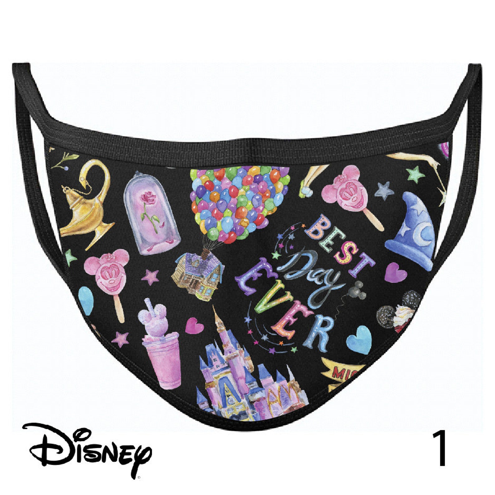 Disney face mask / Washable / Disneyland nose cover / Disney Etsy
