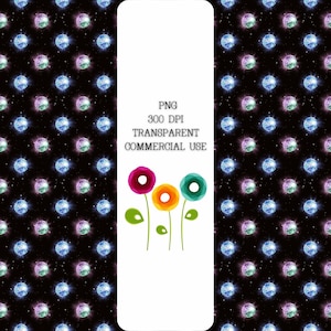 Disco Ball Party 70s theme - PNG Seamless pattern - Digital Paper