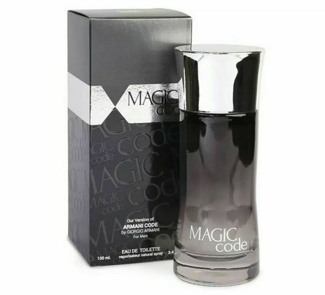 Men's MAGIC CODE Cologne Fragrance Parfum, 3.4 Oz Eau De Toilette Spray