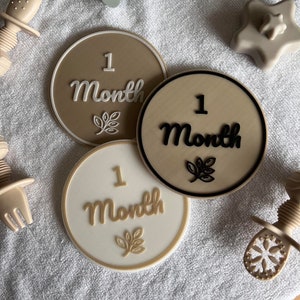 Baby Monthly Milestones| Baby Shower Gift | Baby Photo Props | Newborn Baby Markers | Monthly Markers | Baby Name Sign