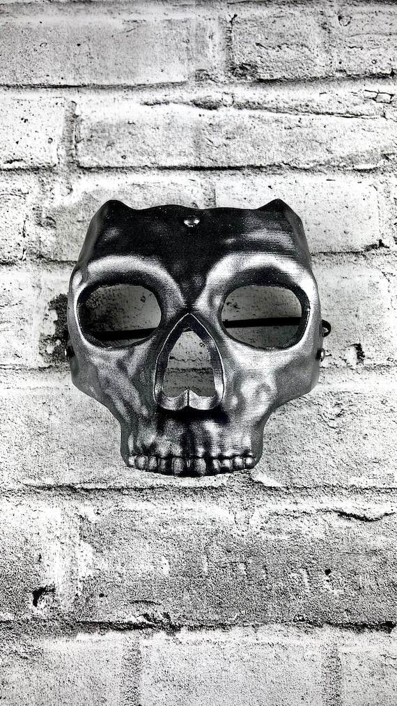 Ghost Mask With Protective Jaw for Cosplay and Airsoft 