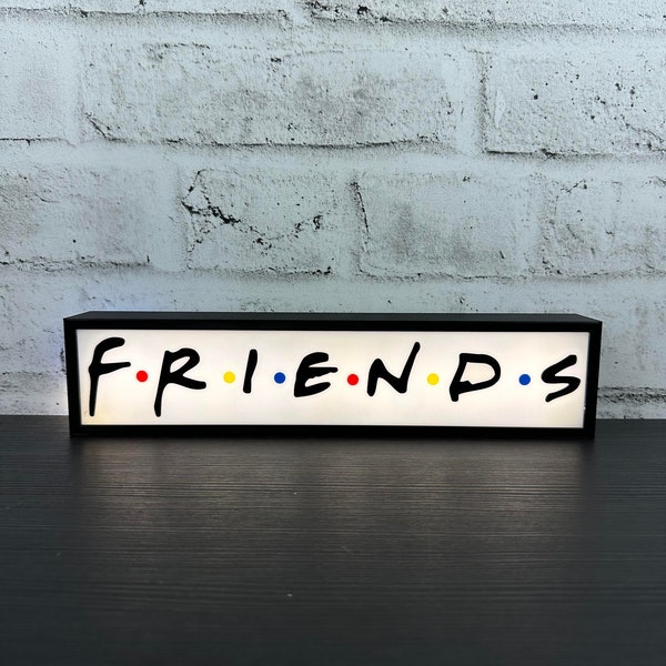 Friends Led LightBox Sign | Lamp RGB | Room Decoration Friends