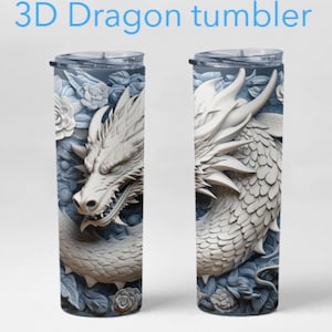 3D Dragon tumbler