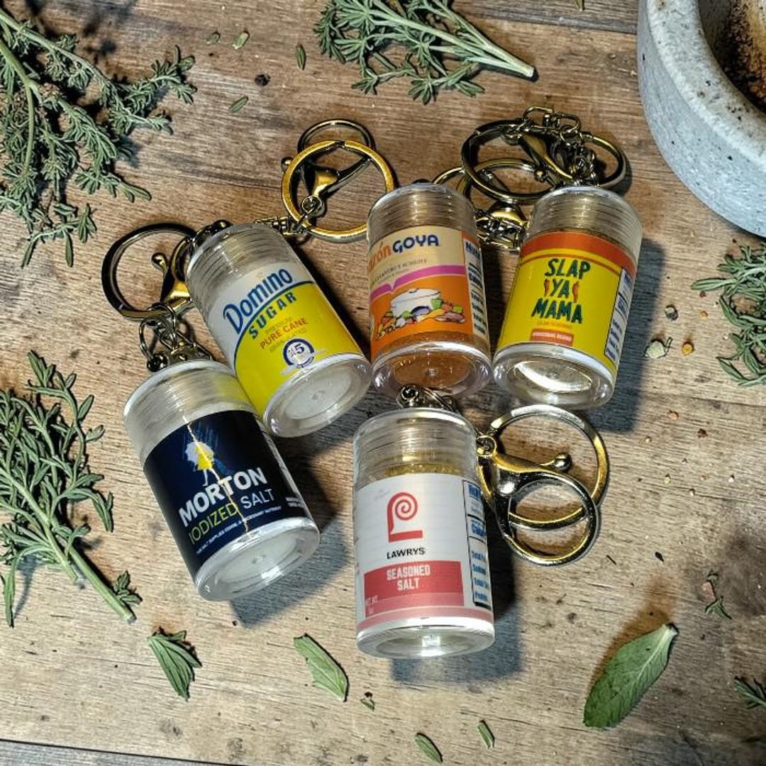 Travel Mini Seasoning Spices Keychains- - Etsy