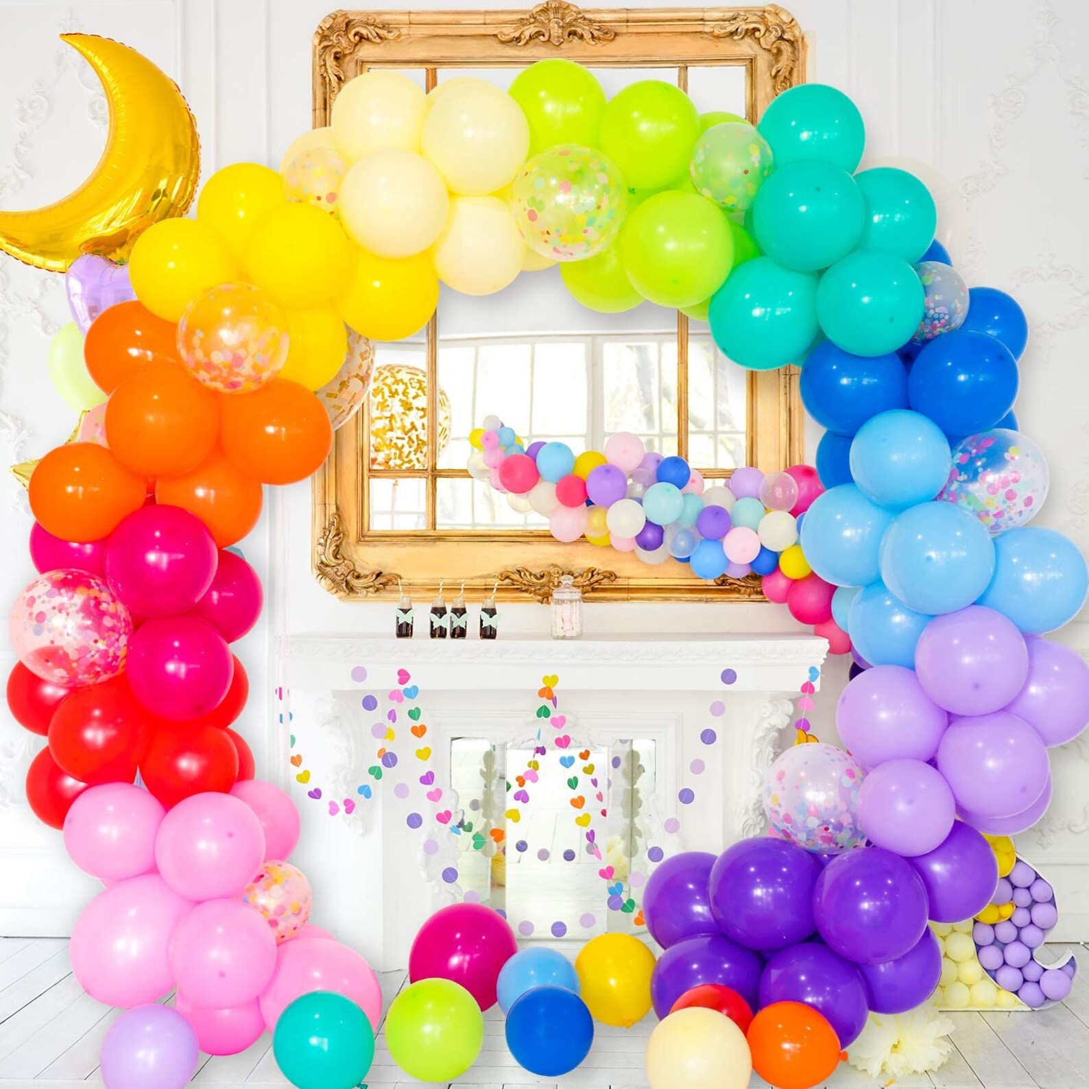 pastel rainbow balloon arch kit pastel rainbow balloon arch kit