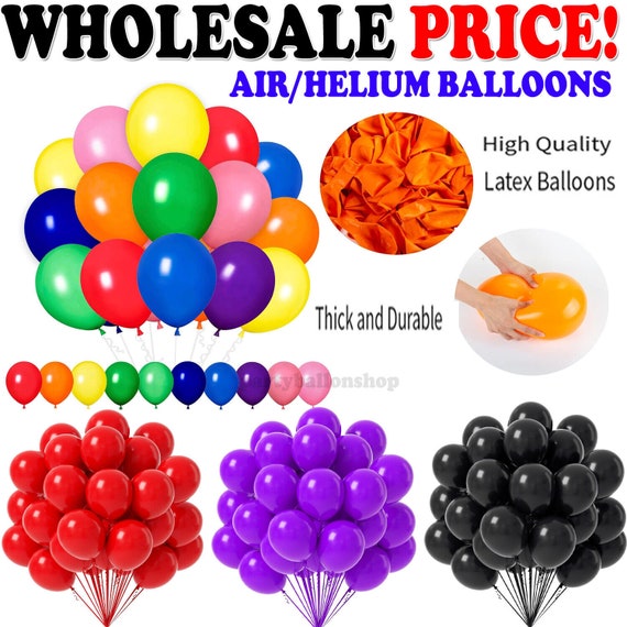 WHOLESALE BALLOONS 10 500 Latex Bulk Price Job Lot Quality for Wedding Baby Shower Birthday Anniversary Party Decorations Etsy UK