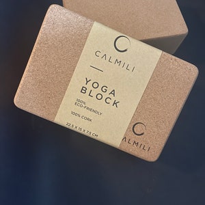 Yoga block 100% cork, sustainable