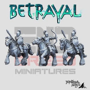 Betrayal Katheros Raiders on Horseback Fantasy Tabletop Miniatures