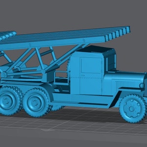WW2 Russia Katyusha Rocket Truck 28mm Miniature