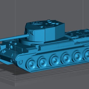 WW2 United Kingdom Challenger Tank 28mm Miniature