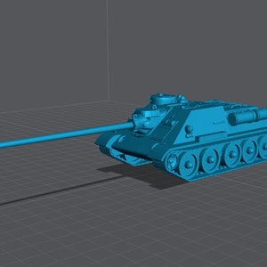 WW2 Russia SU-100 Tank Destroyer 28mm Miniature