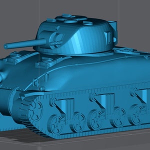 WW2 USA M4 Sherman Tank 28mm/15mm Miniature