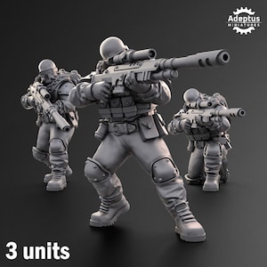 Spectre Regiment | snipers | 3 man squad | Imperial Guard