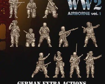 Extra Actions - JOD WW2 - German Airborne FALLSCHIRMJÄGER