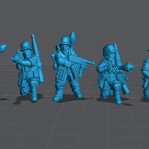 WW2 Germany Panzerfausts 28mm Miniature