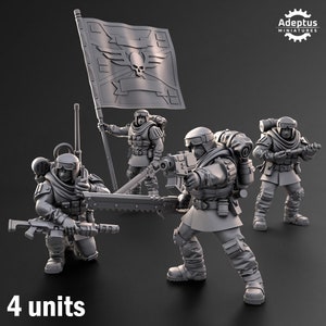 Khaleeth Regiment | Command Squad | 4 man squad | Imperial Guard