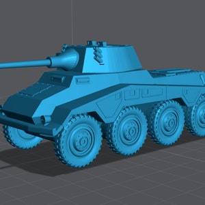 WW2 German Sd. FKZ 234/2 Puma Armored Car 28mm Miniature