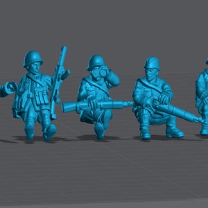 WW2 Russia Tank Riders 28mm Miniatures