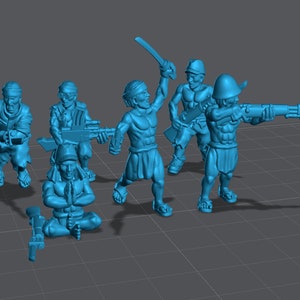 WW2 Japan Last Defenders Squad 28mm Miniatures