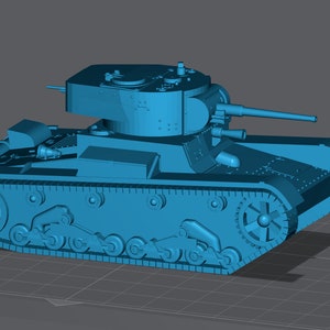 WW2 Russia T-26 Tank 28mm Miniature